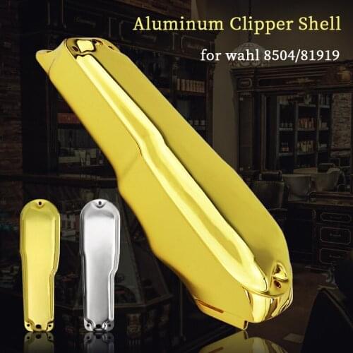 For Wahl 8504/81919 Golden Aluminum Alloy Material Replacement Cover Trimmer Cover Hair Clipper Modification Shell Case Barber