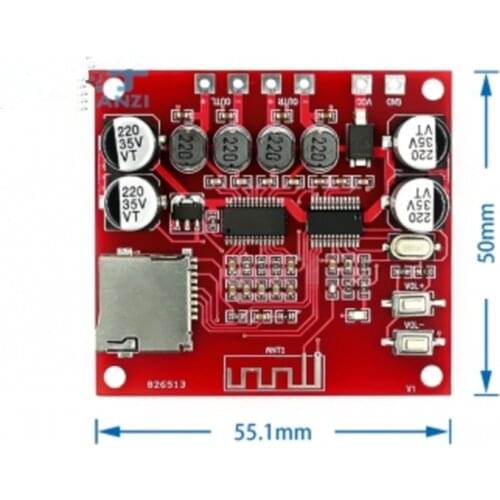 XH-A233 Bluetooth power amplifier 4.2 version super clear desktop speaker upgrade wireless speaker 12-24v double 30W