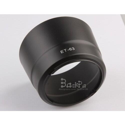 10PCS ET-63 Bayonet Camera Lens Hood 58mm For Rebel T5i 100D EF-S 55-250mm f/4-5.6 IS STM