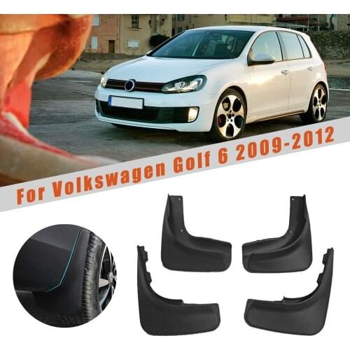 For VOLKSWAGEN VW golf 6 MK6 2009 2000 2010 2011 2012 Mudguards Mudflap Mud Splash Guards car styling 4PCS