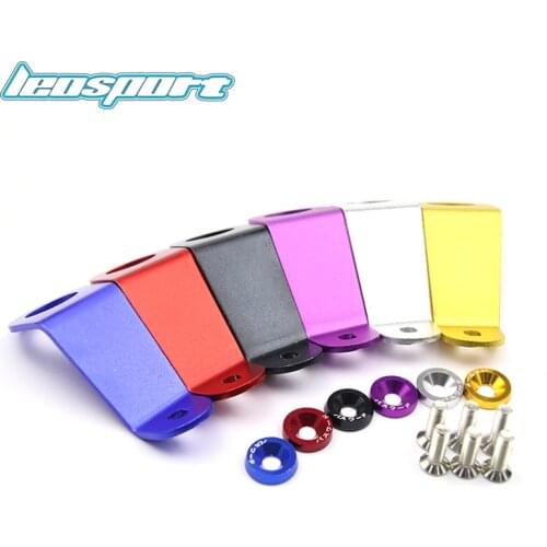 Aluminum Car Radiator Stay Bracket For Honda 92-95 ClVlC EG Bracket Auto Racing Refrigeration Bracket with original LOGO