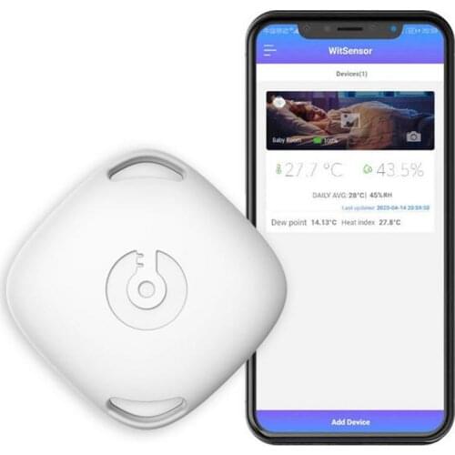 Wireless Bluetooth Thermometer And Hygrometer Intelligent Sensor Sensor Work With Android And IOS Phones 2020