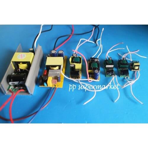 5PCS 3W 10W 20W 30W 50W 100W High Power Driver Supply 85-265 V Constant Current LED Light Chip Lamp