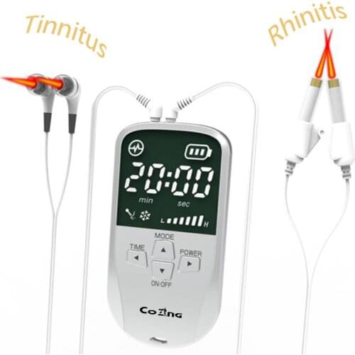 Ear Acupuncture And Rhinitis Laser Therapy Device Nose Care Therapy Machine Low Frequency Laser Drop shipping COZING-BQ05