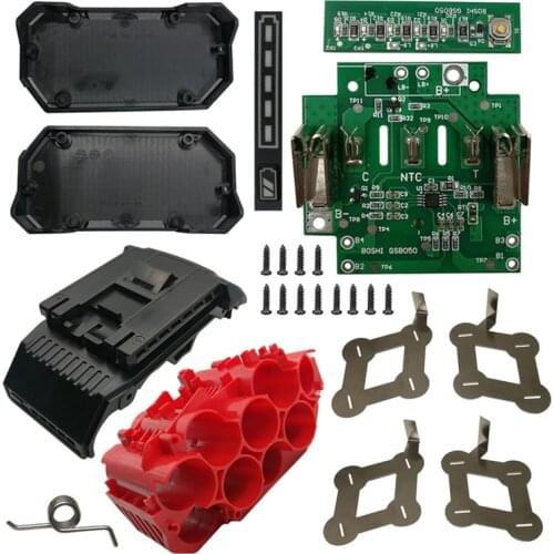 Quality BAT618 Battery Plastic Case Can Be Filled with 10 x 21700 Li-Ion Battery PCB Circuit Board for 18V BAT610 BAT609G