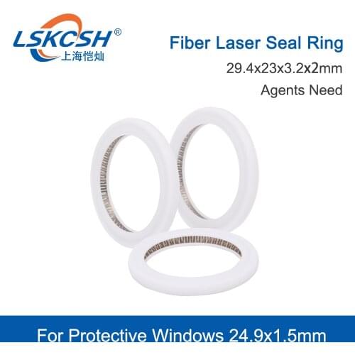 LSKCSH 3Pcs/Lot Seal Ring 1101M2110060 29.4x23x3.2x2mm for Upper Protective Windows 24.9x1.5mm BT240S BT210S BM109 BM111