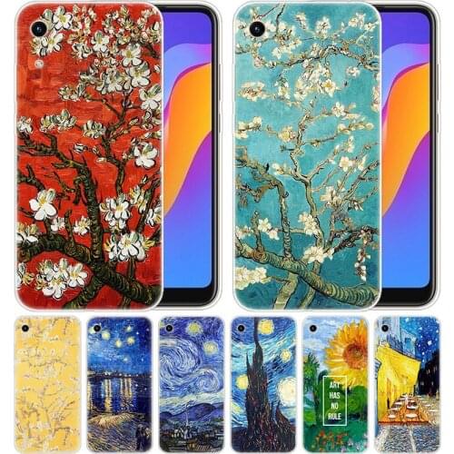 Soft Silicone Case Van Gogh starry night painting for Huawei Honor 9X 8A 7A 20 Pro 7X 8X 7S 8S 8 9 10 Lite View 20 20i 10i Play