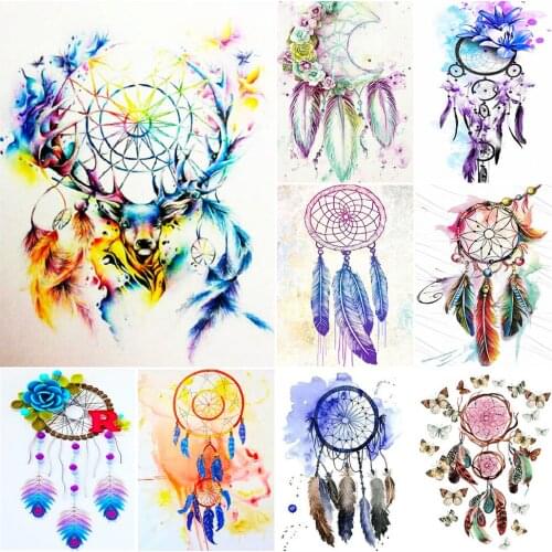 DIY 5D Diamond Art Paintings Feather Full Square Round Drill Embroidery Mosaic Cross Stitch Kit Home Wall Decor Art Picture Gift