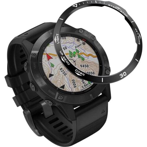 New Metal Bezel Ring style Cover For Garmin Fenix 6X/6X Pro/6X Sapphire Metal Protective Ring Smart Watch Accessories