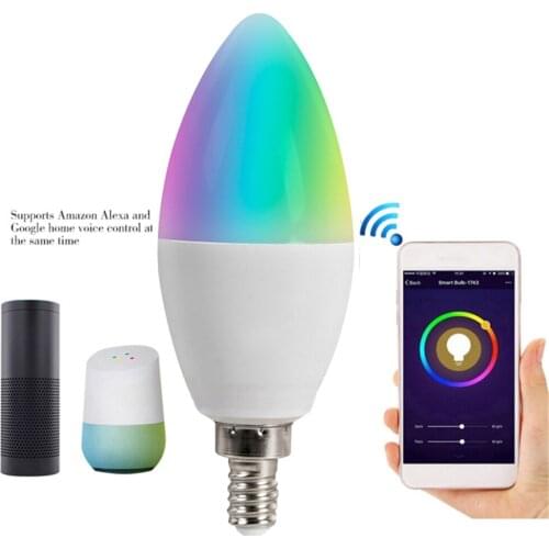 RGBCW LED Lamp Smart Bulb Tuya ZigBee 3.0 Hub. 5w Warm White High Quality Andorid Or IOS Voice Control Tuya-Zigbee