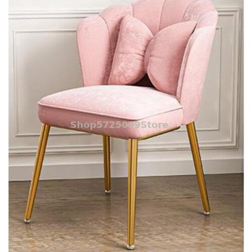 Dressing table makeup stool backrest bedroom makeup chair net red ins wind chair dressing table stool dressing stool nail art