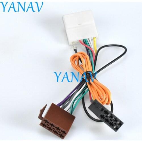 12-036 Wire Harness Adaptor ISO RADIO ADAPTER CABLE FOR-NISSAN 2007+-SUBARU Impreza 2007+Car Stereo Radio ISO Standard Connector