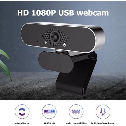 2MP Full HD 1080P USB Web Camera With Integrated Microphone For Video Conference