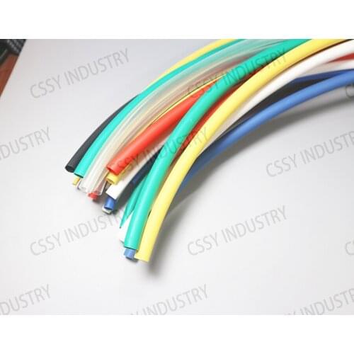 Freeshipping 5M/lot 3.5mm high quality and convenience heat shrink tubing shrink ration 2:1 for wire cable