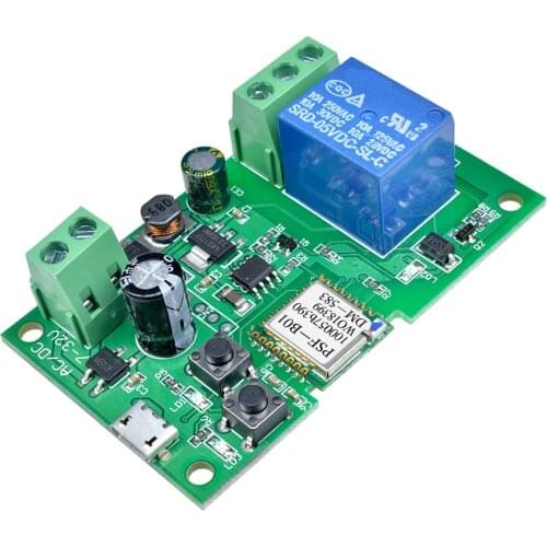 DC 5V/5V-12V Sonoff Wifi Wireless Smart Switch Android IOS5V-12V Wifi Wireless Switch Relay Module for Smart Home Time Relay CE