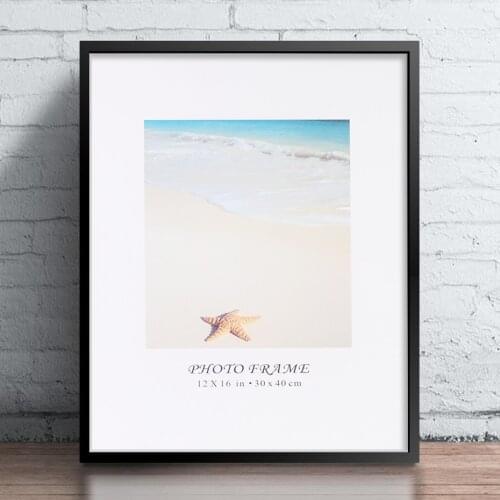 FRAMVIO 30x40 cm Photo Frame Metal Matte Plexiglass Black White Posters Print Picture Wall Art Frames Canvas Painting Home Decor