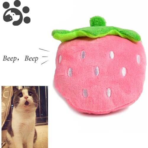 Pet Toys For Puppy Cats Plush Squeaker Toy Ball Tooth Cleaning Fruit Interactive Dogs Squeak Toys For Dogs Pet Products TY0072