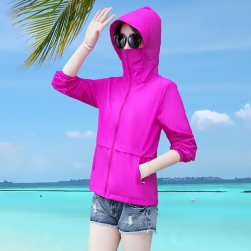 Korean Version Ice Silk Long Sleeve Summer New Outdoor Sunscreen Clothes Ultra Thin Breathable Skin Coat