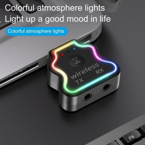 M10 Bluetooth Transmitter Light 3.5mm Metal 20m Signal USB Bluetooth Adapter for Computer