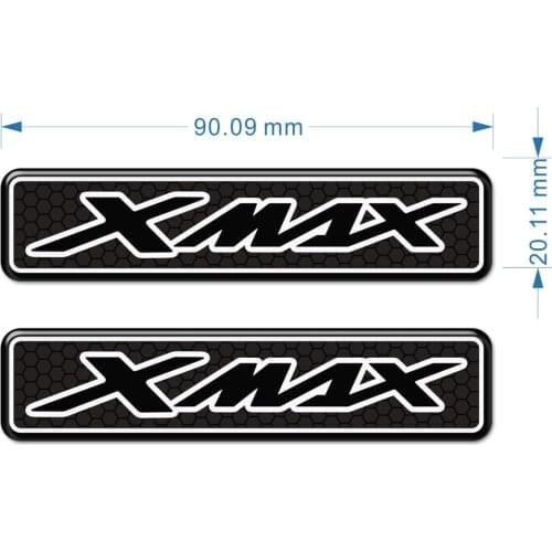Motorcycle Stickers For Yamaha X-MAX XMAX X MAX 125 250 300 400 3D Mark Tank Decals Emblem Badge Tank Pad Protector Decal