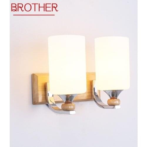 BROTHER Wall Lamps Contemporary Simple LED Sconces Lights Fashion Indoor For Home Bedside