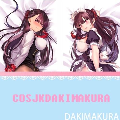 Girls Frontline WA2000 Game Anime Female HD Print Pillowcase Body Hugging Pillow Cover Case Bedding Exquisite Cosplay Xmas Gift