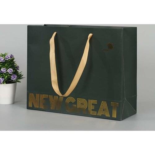 Wholesale Handbag Paper Bag Corporate Packaging Bag Printing Logo Clothing High-End Customized Advertising Gift Bag