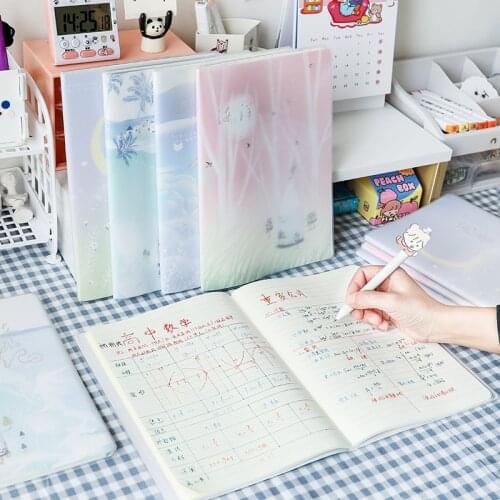 Creative Frosted Notebook B5 Plastic Case Notepad Diary Book Student Art Exquisite 16K Notebook