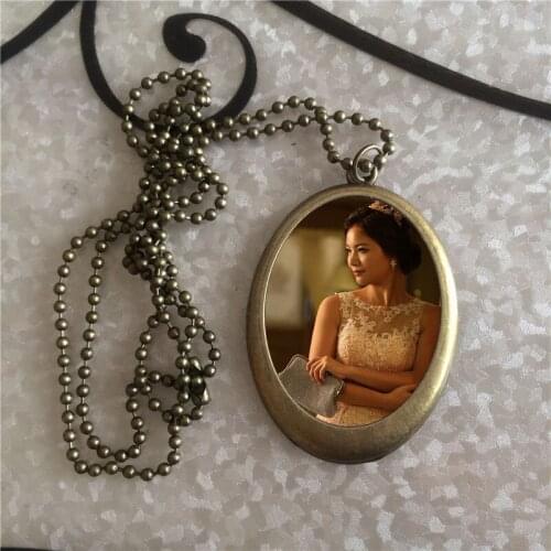 Sublimation blank women necklace pendants heat transfer printing necklace pendant for female 100pieces/lot