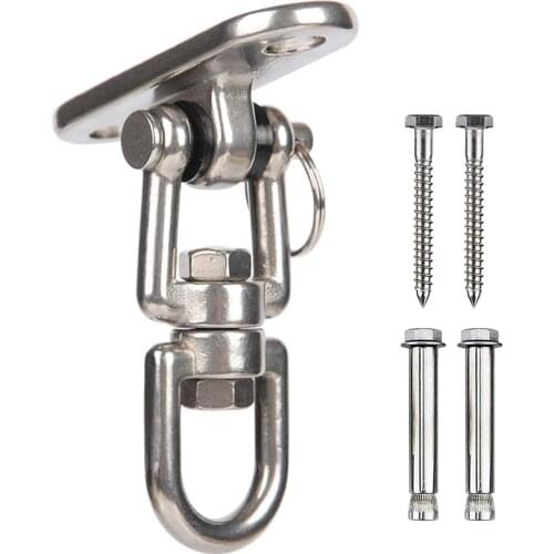 Punching Bag Hanger, Stainless Steel Swivel Ceiling Mount for Beam Heavy Bag,Gym Swing,Trapeze,Hammock