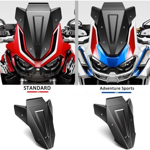 Fit For honda crf1100L CRF 1100 L africa twin sports adventure Motorcycle windshield windscreen aluminum Wind Shield Deflectore