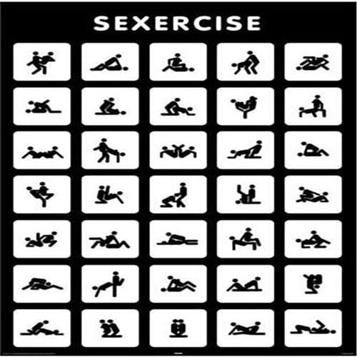 Sexy position college funny poster decoration wall