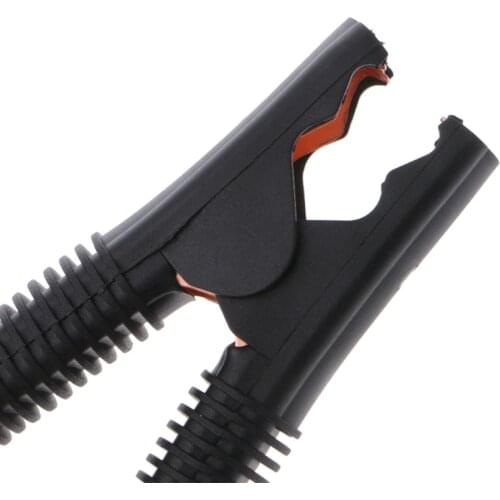 2 Pcs Vehicle Battery Charger Crocodile Alligator Booster Testing Clip Clamp
