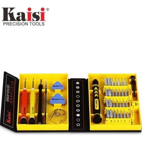 50pcs/Kaisi multipurpose 38 in 1 Precision Screwdrivers Kit Opening Repair Phone Tools Set for iPhone 8/8s/Xs iPad Samsung htc