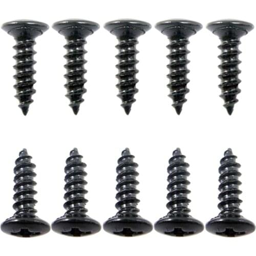 50 Pieces Pickguard Mounting Screws Guitar Screws Bass Parts for Electric Guitar Bass Accessory