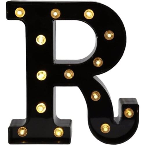 Alphabet A-Z Decorative Letter Lights Wedding Birthday LED Lights Wall Decor