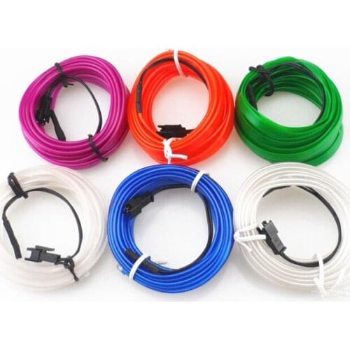 Car Atmosphere Lights EL Neon Wire Strip Auto Interior Decorative for Suzuki SX4 SWIFT Alto Liane Grand Vitara Jimny SCross