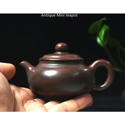 120-200ml Qinzhou Nixing Kettle(not Yixing Teapot) nixing Tao Pure Handmade Teapot for Dalongpao Gift Box Package Kung Fu Tea
