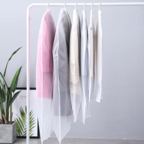 Clothing Covers Clear Suit Bag Moth Proof Garment Bags Breathable Zipper Dust Cover Storage Bags for Suit Dance Clothes 5pcs