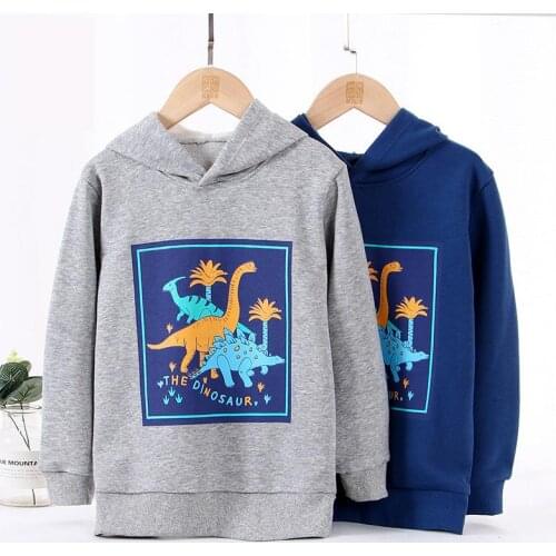 Childrens Hoodie Long Sleeve Boys Hoodies Autumn Kids Top Cute Cartoon Toddler Boys Sweatshirts 4-15Y Kids Outfits Clothes