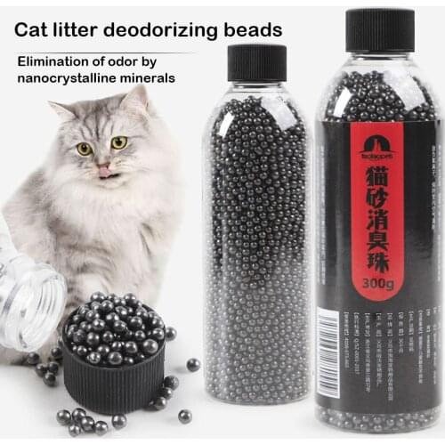Pet Cat Litter Deodorizing Beads Activated Carbon Absorbs Odor Air Fresh Cat Stink Deodorant Bead Pet Cat Cleaning Accessories