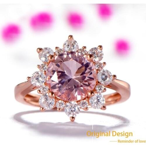 Fine Jewelry Luxury Snowflake Rings Inlay Shiny Cut Zircon Multi Color Options Women Romantic Wedding Accessories Christmas Gift