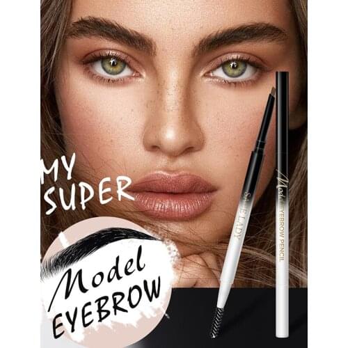 High Quality Ultra Fine Triangles Eyebrow Pencil Precise Brow Definer Long Lasting Waterproof Eye Brow Makeup Tool