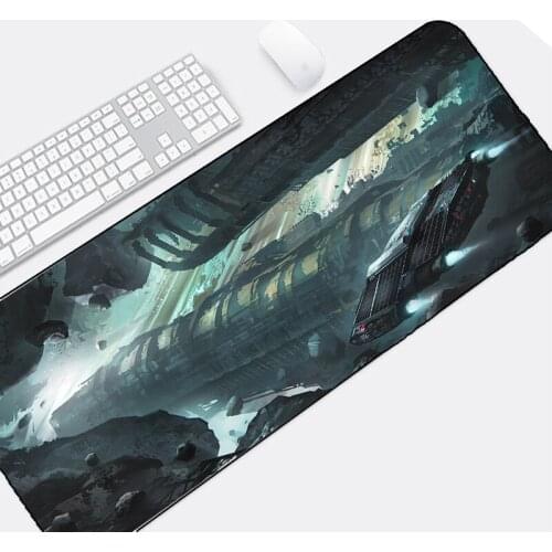 Mairuige High Quality Anti-skid Wear Mousepad Table Mat Fantasy Space Pattern Mice Mouse Pad Mat for Pc Desk Office/game