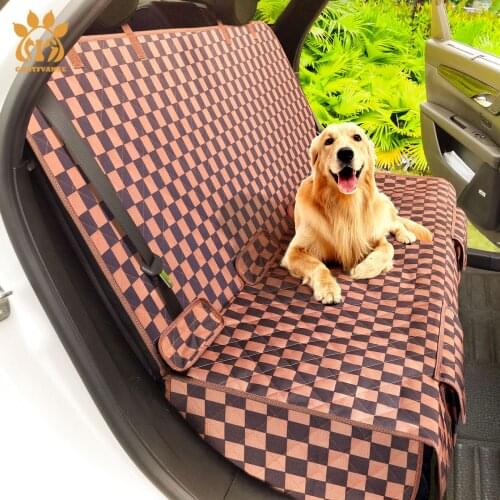 Dog car Back seat cover Pet seat car multifunction cover Anti Slide EVA waterproof 600D Oxford protector with full protection
