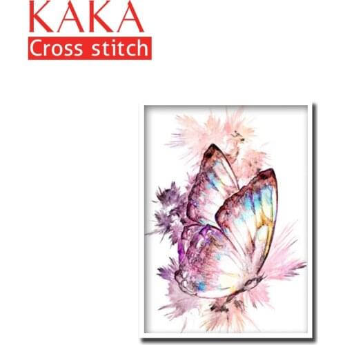 Cross stitch kits,Embroidery needlework sets with printed pattern,11CT-canvas for Home Decor Painting,DMC Animals CKA0064