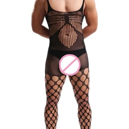 Latest Mens Underwear Professional Male Bodysuit Plus Size Man Sexy Lingerie Gentleman Nightwear Mens Jumpsuit Sling Sleepwear