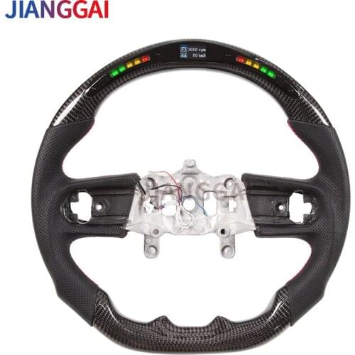 Fit For jeep jl Steering Wheel 2018-2021 Models 100% Carbon Fibre LED Shift Car Steering Wheel
