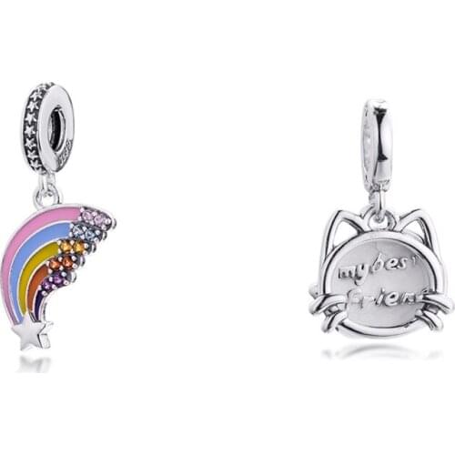 Silver Pendant 2021 New Valentines Day Sterling Autumn Charm S925 Anniversary Bracelets Sparkling Beads for Jewelry Making