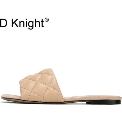 Summer Outdoor Comfortable Soft Slippers Women Non-Slip Home Shoes Flat Sole Slides Womens Sandals Open Toe Lady Slippers Shoes